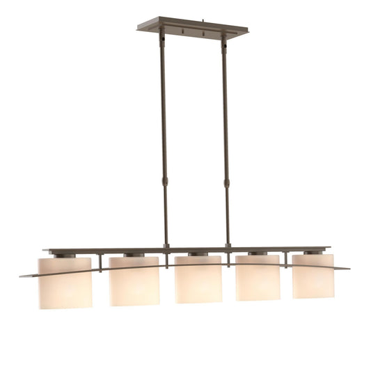 Hubbardton Forge Arc Ellipse 41 Inch 5 Light Linear Suspension Light Cp18270