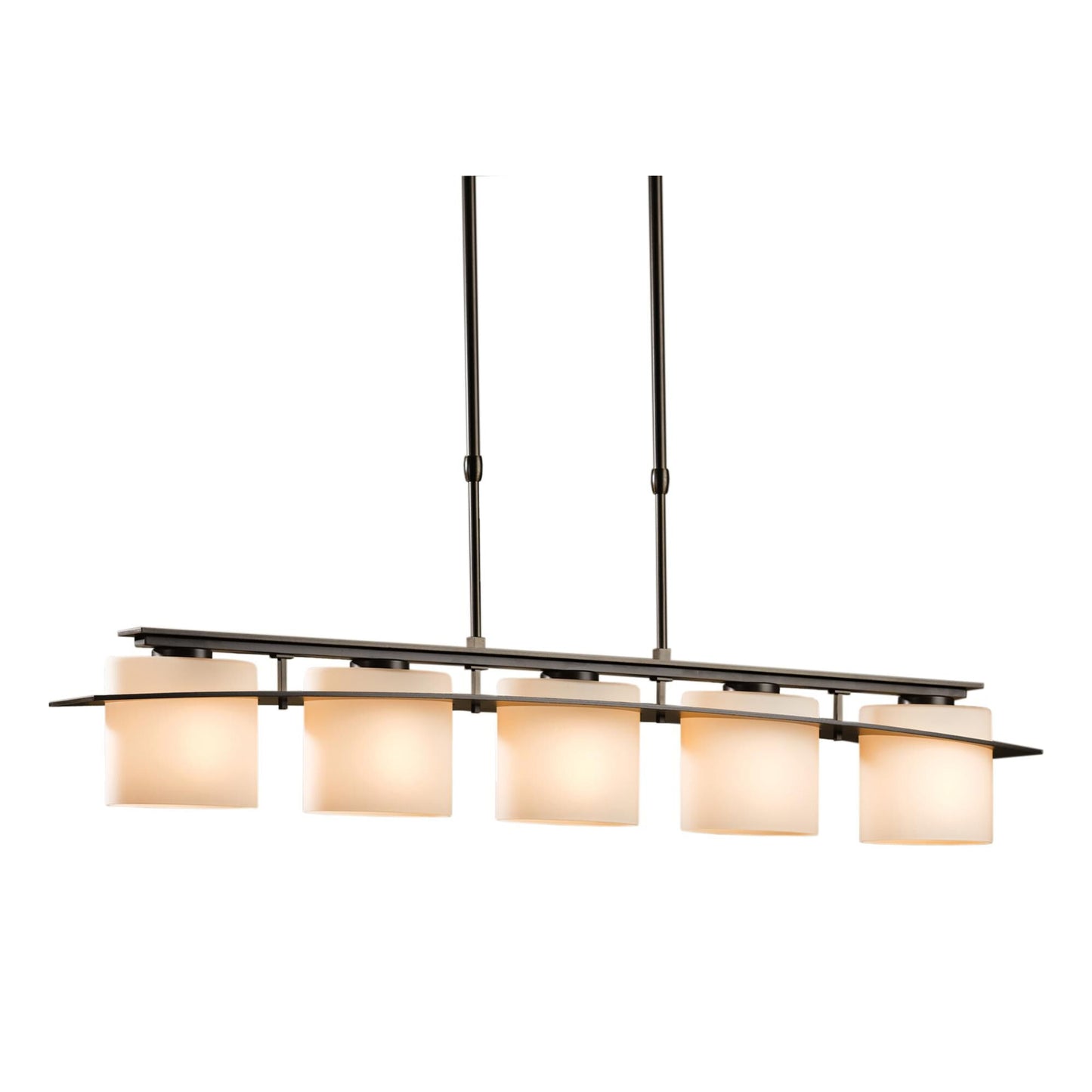 Hubbardton Forge Arc Ellipse 41 Inch 5 Light Linear Suspension Light Cp18270