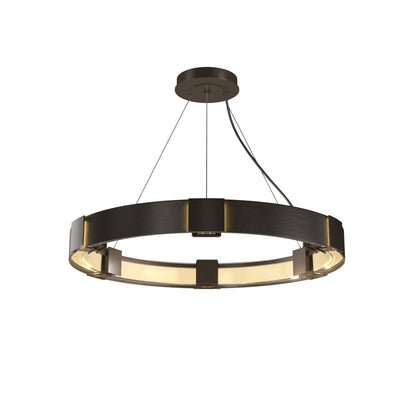 Hubbardton Forge Aura 28 Inch Large Pendant Cp18690