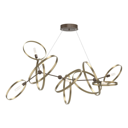 Hubbardton Forge Celesse 59 Inch 6 Light Linear Suspension Light Cp18772