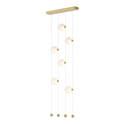 Hubbardton Forge Abacus 22 Inch 6 Light Led Linear Suspension Light Cp420791