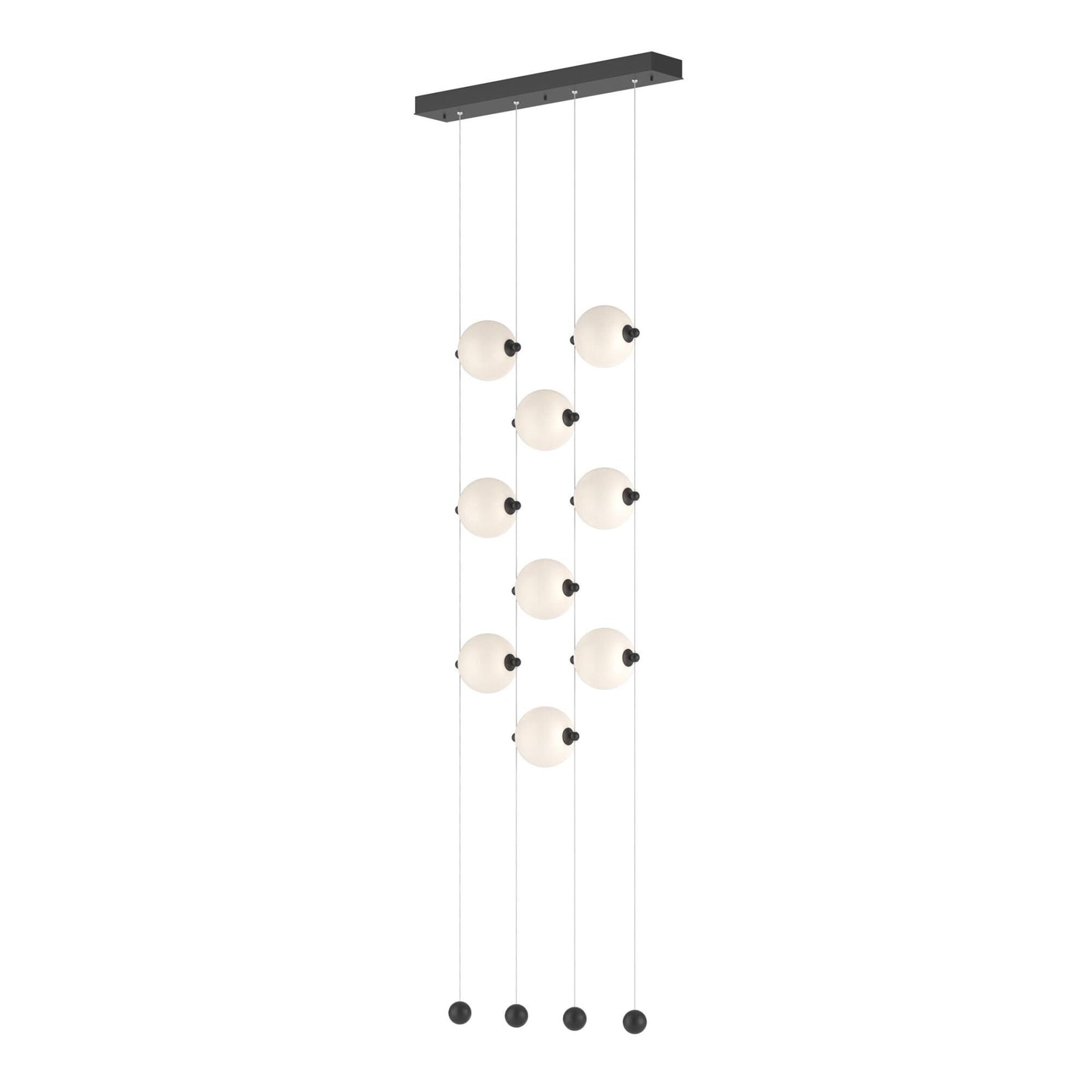 Hubbardton Forge Abacus 22 Inch 9 Light Led Linear Suspension Light Cp420809