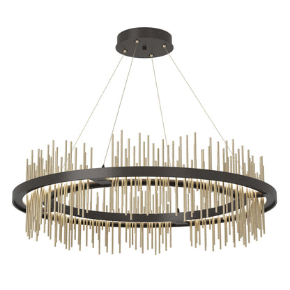 Hubbardton Forge Gossamer 38 Inch Led Chandelier Cp421412