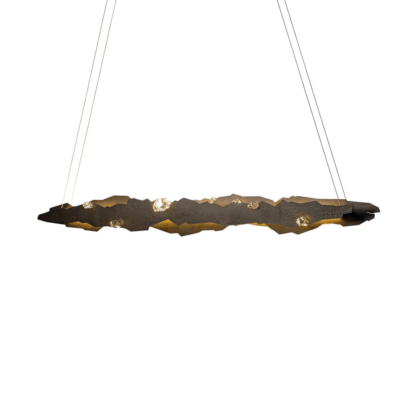 Hubbardton Forge Trove 52 Inch Led Linear Suspension Light Cp19002