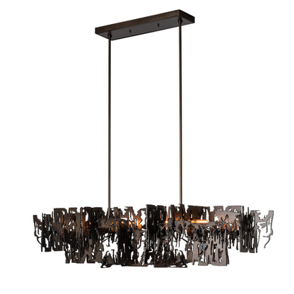 Hubbardton Forge Brutus 43 Inch 4 Light Linear Suspension Light Cp784127