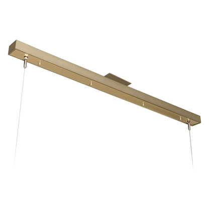 Hubbardton Forge Ingot 72 Inch Led Linear Suspension Light Cp784128