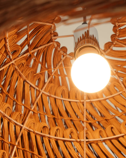 Hues Wicker Hanging light Pendant Lamp