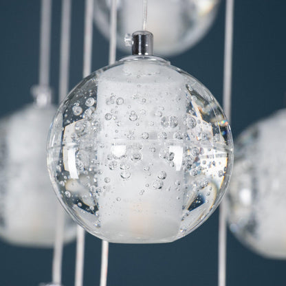 Crystal Bubbles Balls Pendant Lamp