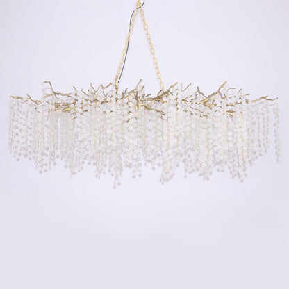 Shiro Noda Crystal Electrolier Chandelier