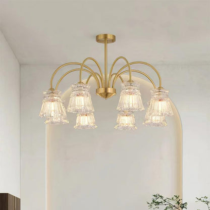 Ice Cream Crystal Gasolier Chandeliers