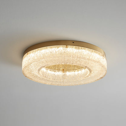 Ice Crack Circle Ceiling Lamp