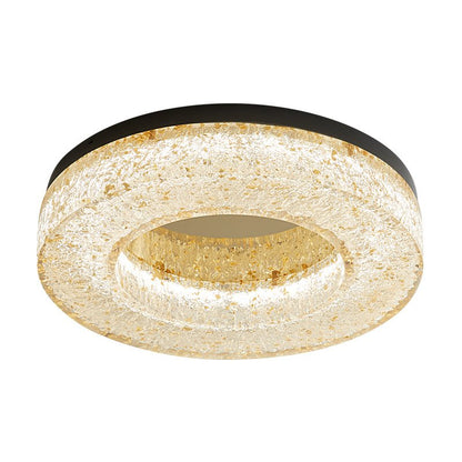 Ice Crack Circle Ceiling Lamp