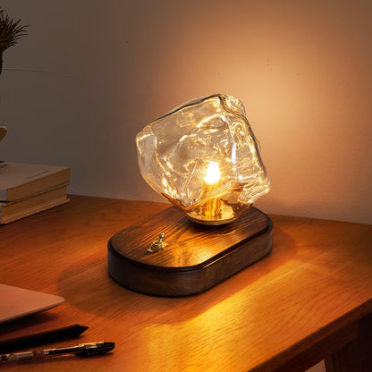 Ice Stone Glass Accent lamp Table Lamp