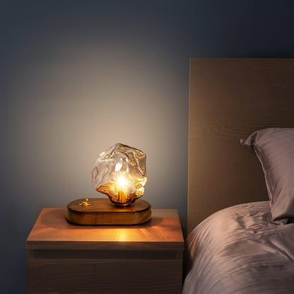 Ice Stone Glass Accent lamp Table Lamp