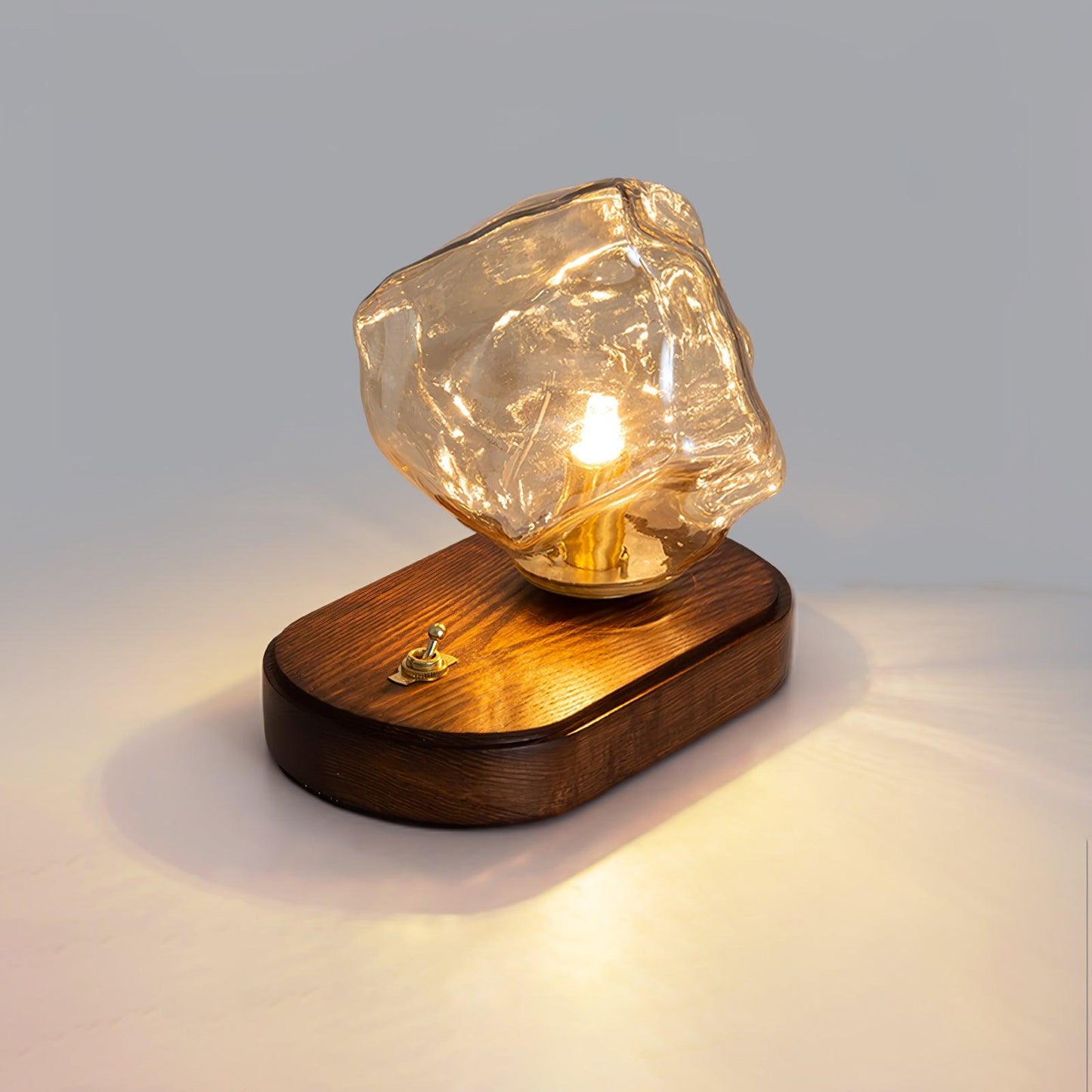 Ice Stone Glass Accent lamp Table Lamp