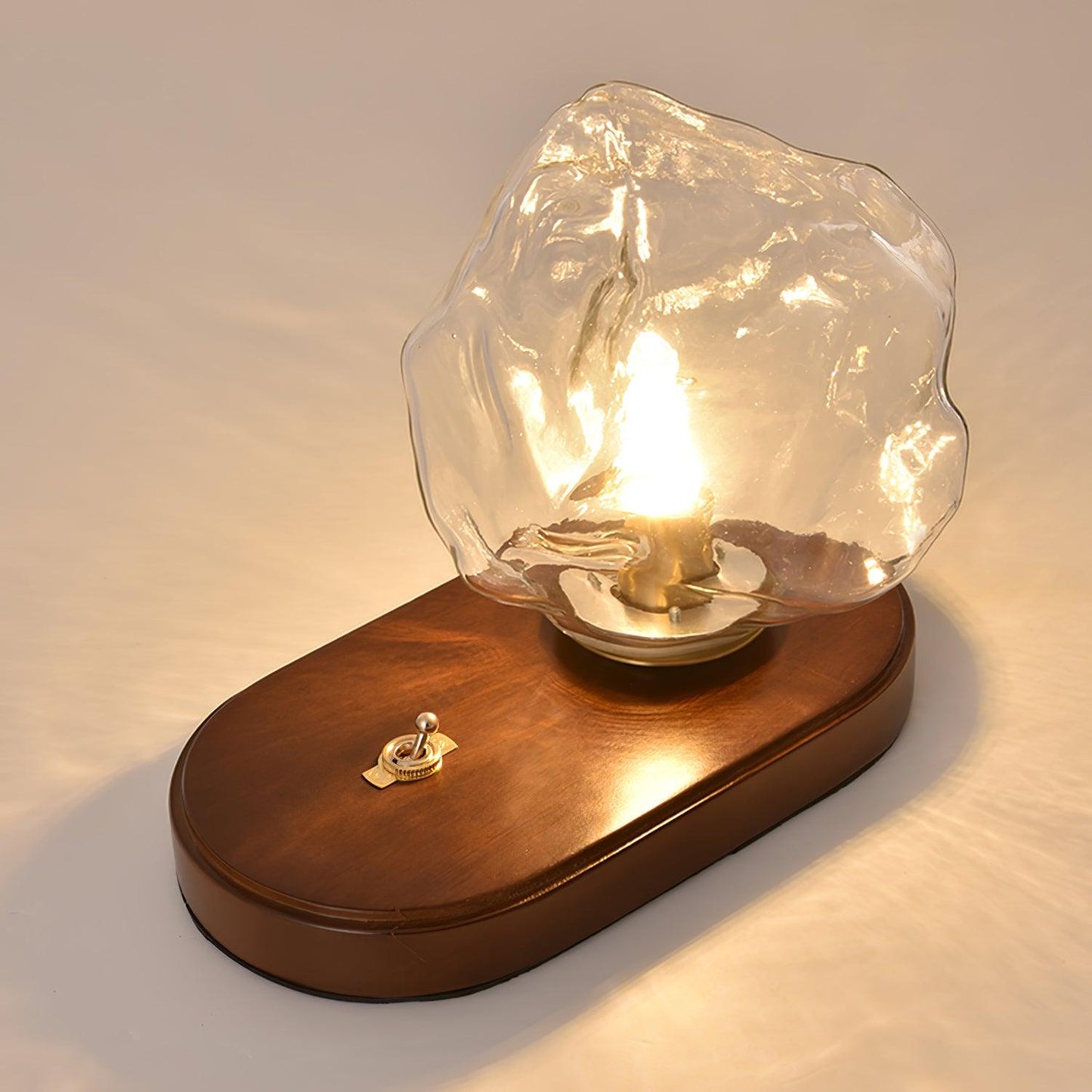 Ice Stone Glass Accent lamp Table Lamp