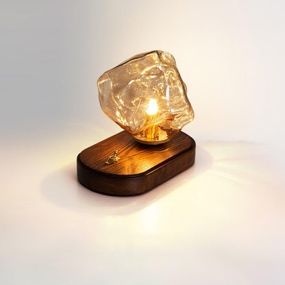 Ice Stone Glass Accent lamp Table Lamp