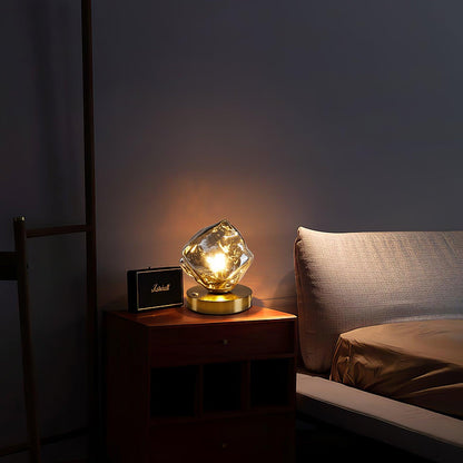 Ice Stone Glass Accent lamp Table Lamp