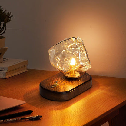 Ice Stone Glass Accent lamp Table Lamp