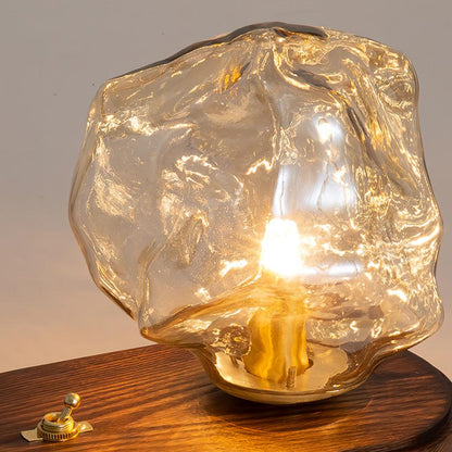 Ice Stone Glass Accent lamp Table Lamp