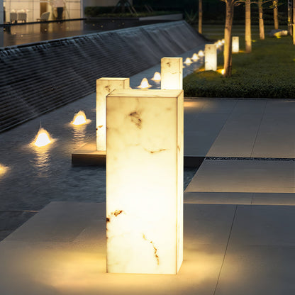 Imitation Marble Cube Garden light Outdoor Light