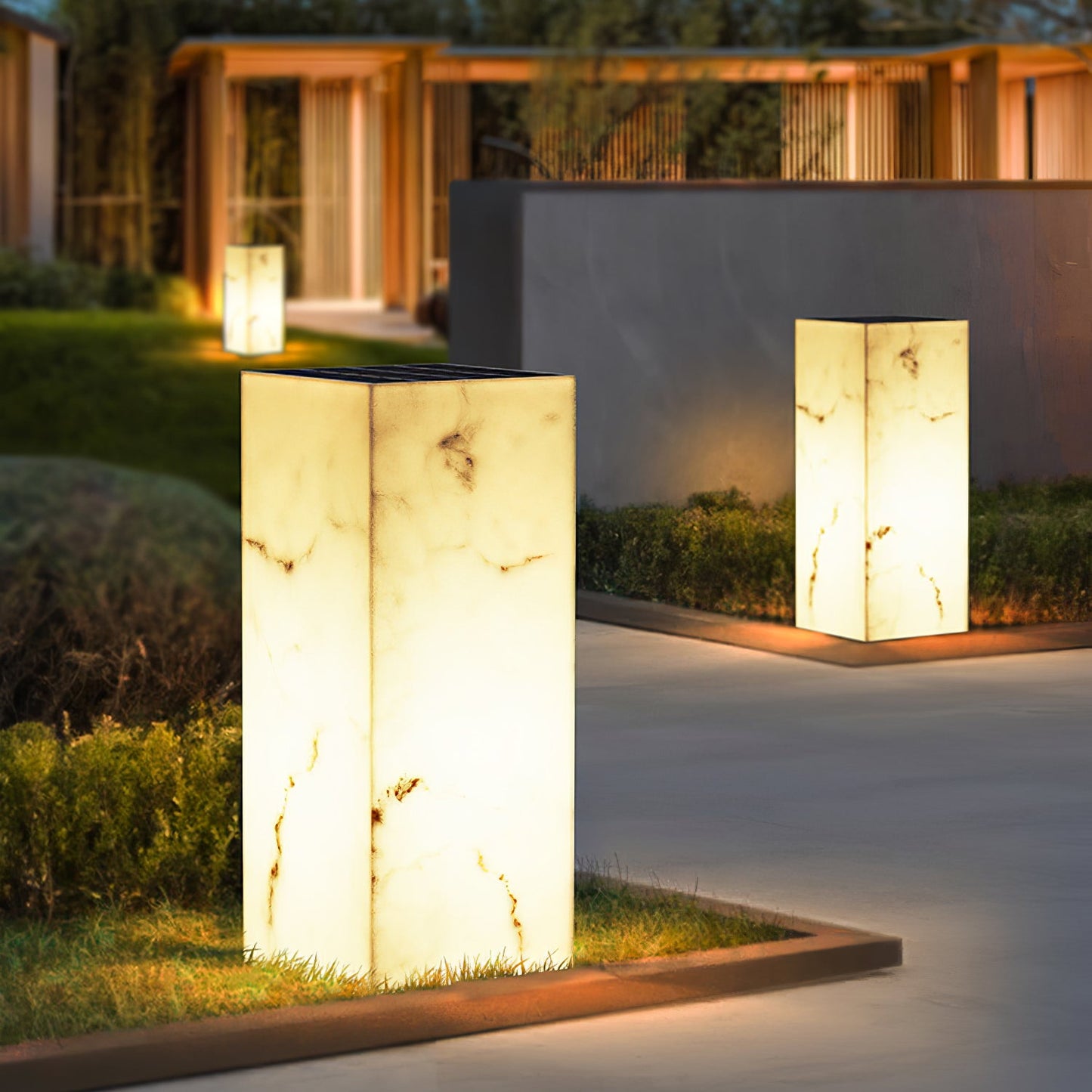 Imitation Marble Cube Garden light Outdoor Light