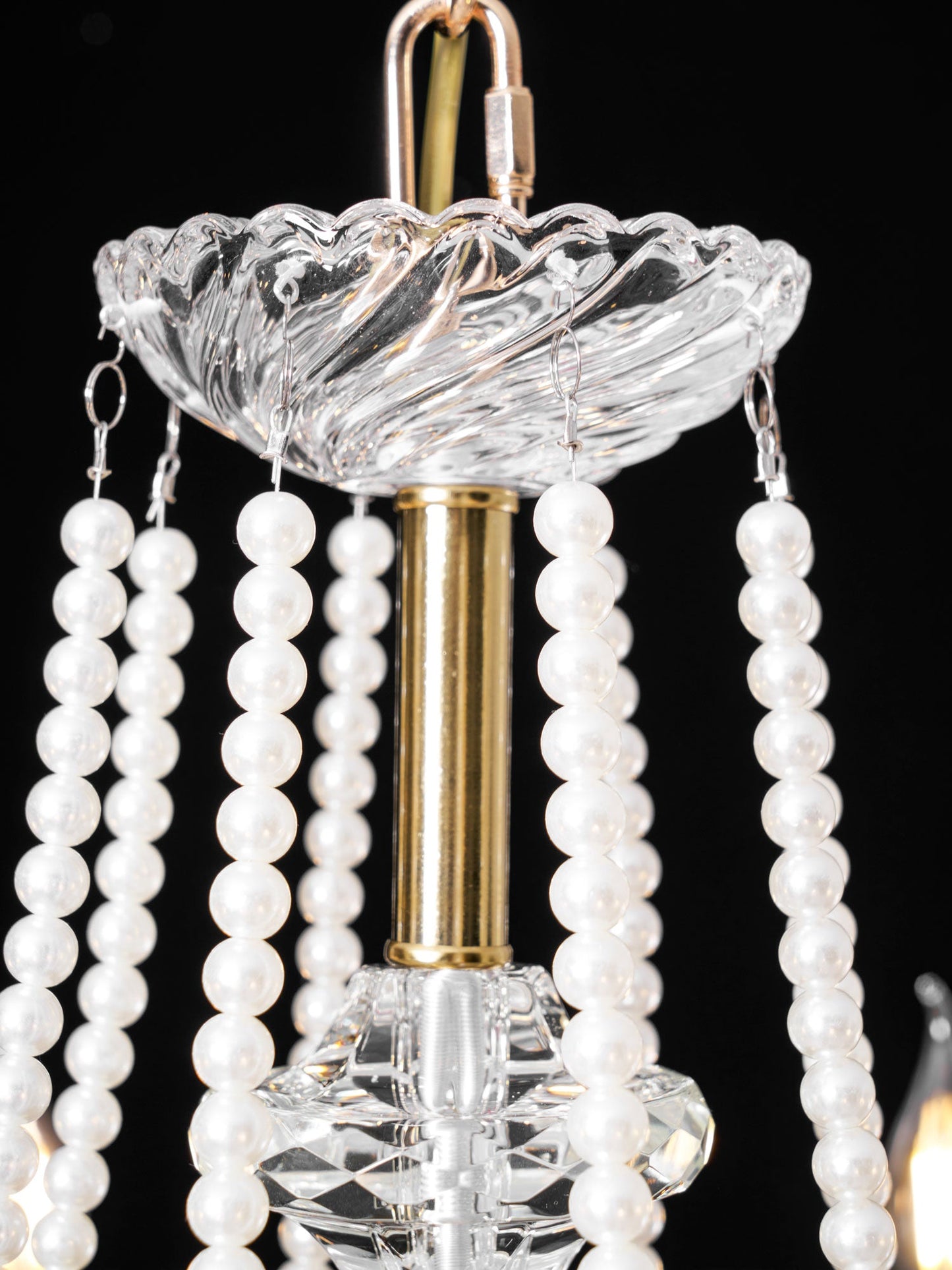 Imperial Pearl Crystal Chandelier
