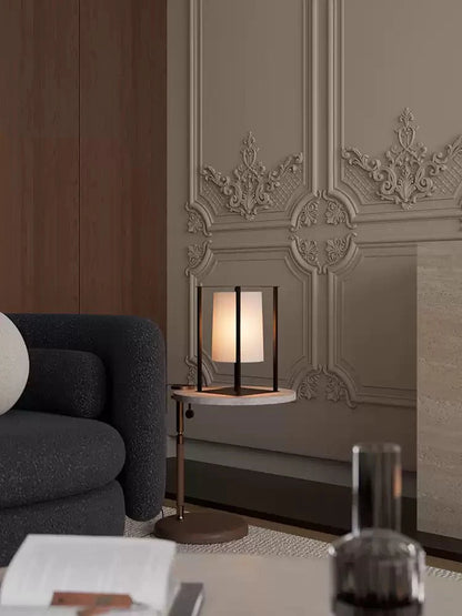 Industrial Cage Frame Table Lamp