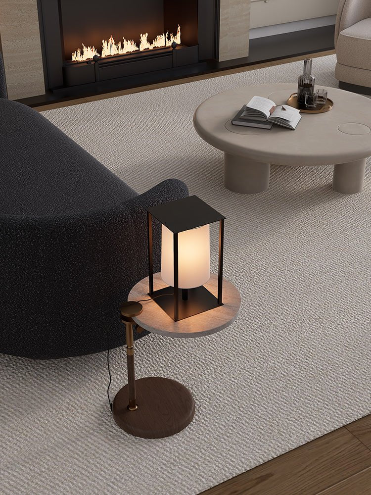 Industrial Cage Frame Table Lamp