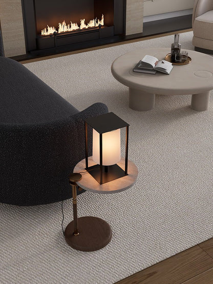 Industrial Cage Frame Table Lamp