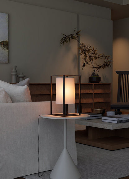 Industrial Cage Frame Table Lamp