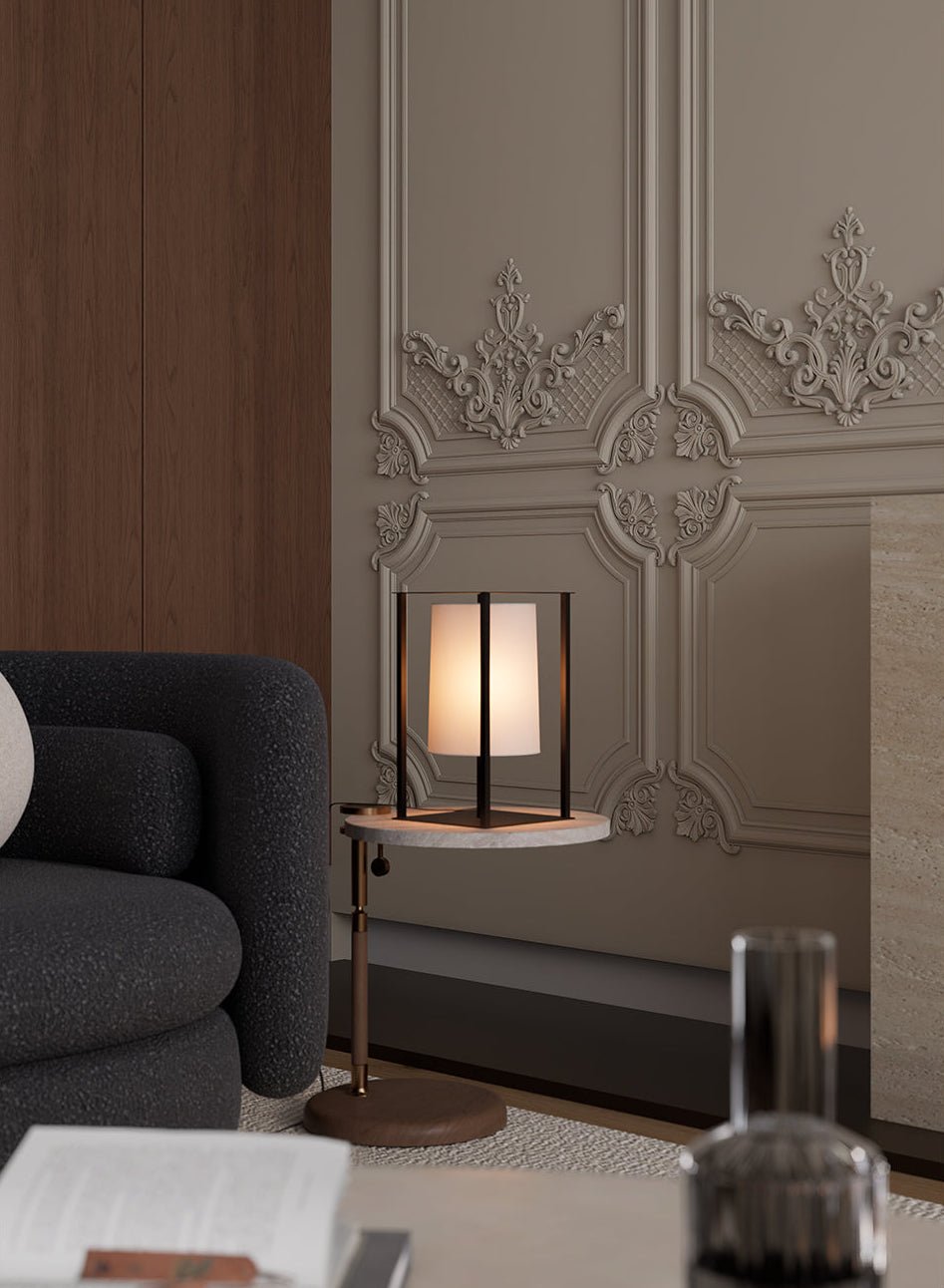 Industrial Cage Frame Table Lamp