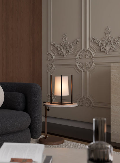 Industrial Cage Frame Table Lamp