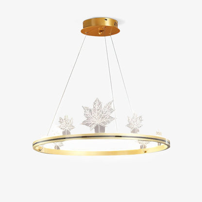 Ion Leaf Gasolier Chandelier