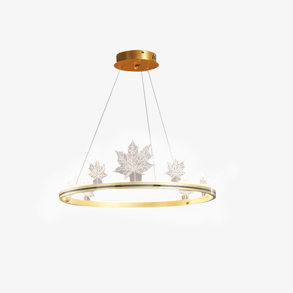 Ion Leaf Gasolier Chandelier