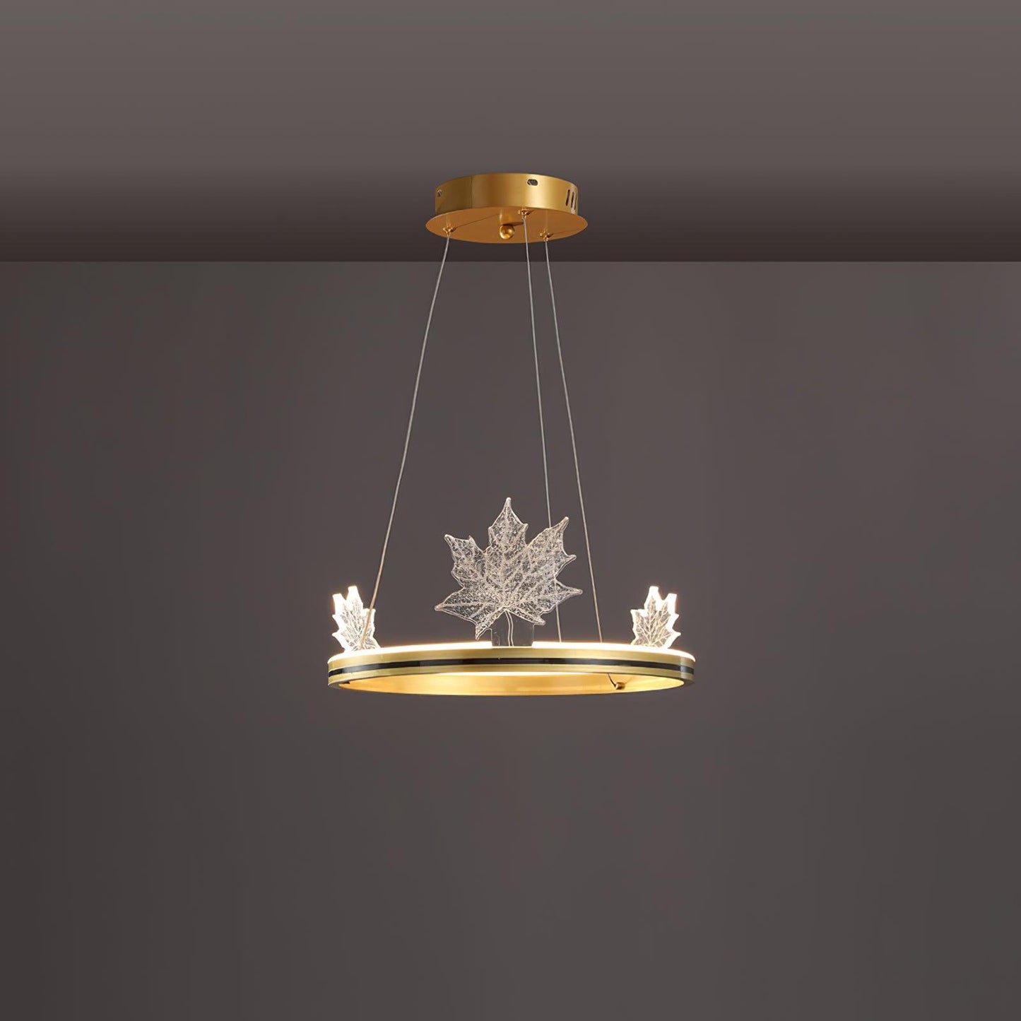 Ion Leaf Gasolier Chandelier