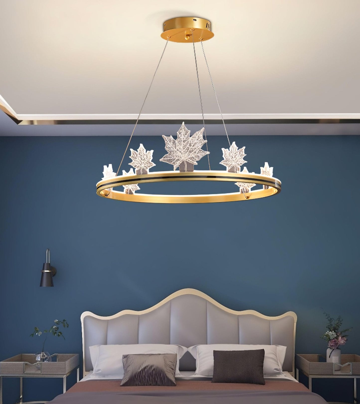 Ion Leaf Gasolier Chandelier