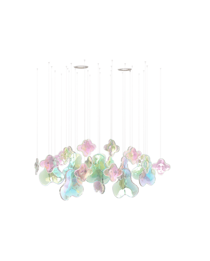 Iris Iridescent Blossom Chandelier