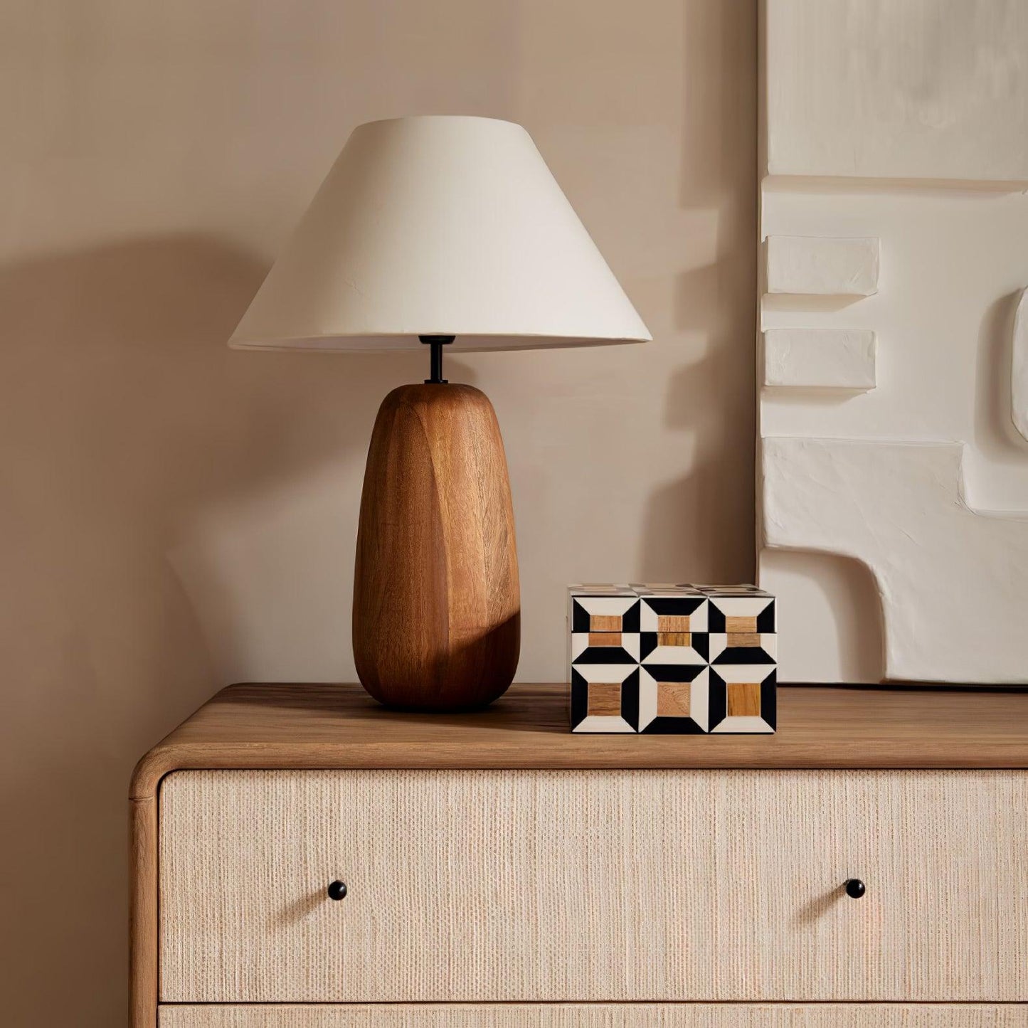 Irving Wood Accent lamp Table Lamp