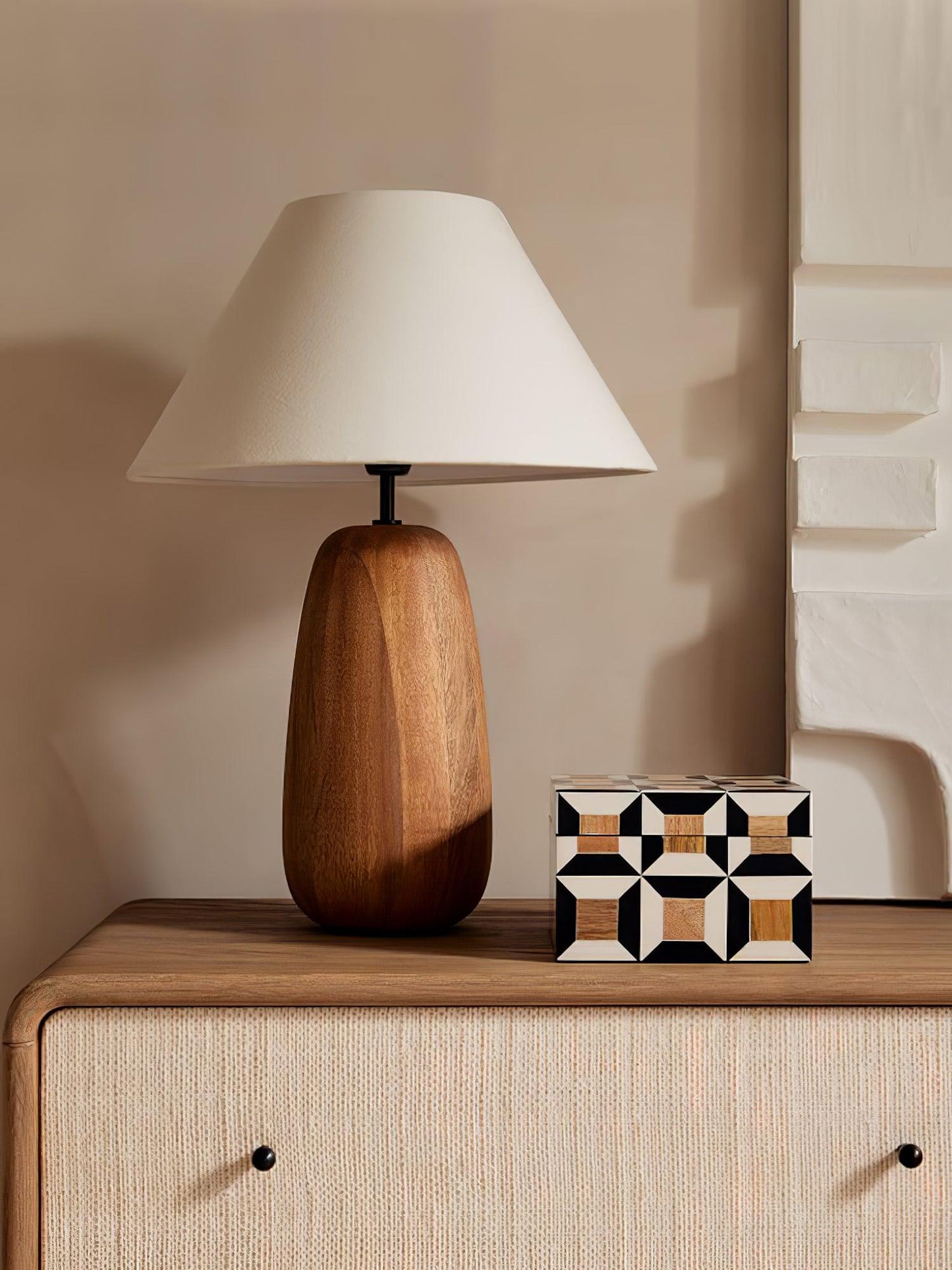 Irving Wood Accent lamp Table Lamp