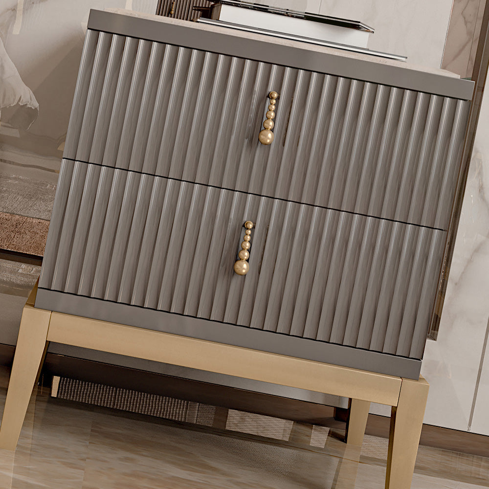 Italian Art Deco Inspired Designer Lacquered Bedside