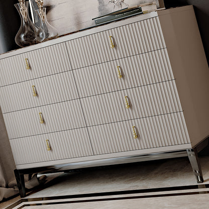 Italian Art Deco Inspired Designer Lacquered Chest of Drawers