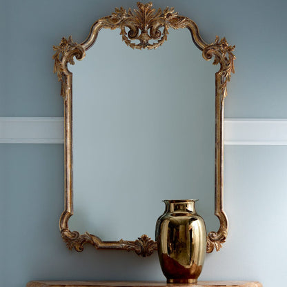 Italian Baroque Reproduction Wall Mounted Console And Mirror