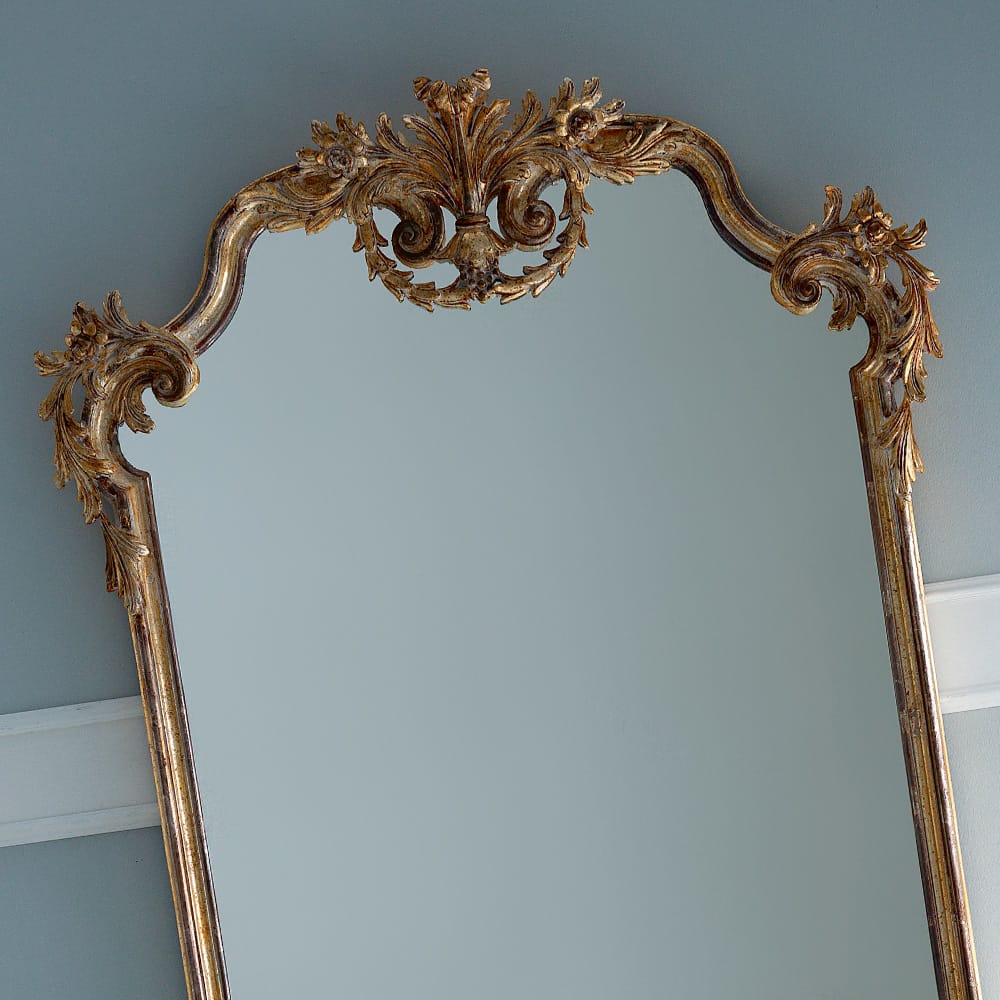 Italian Baroque Reproduction Wall Mounted Console And Mirror