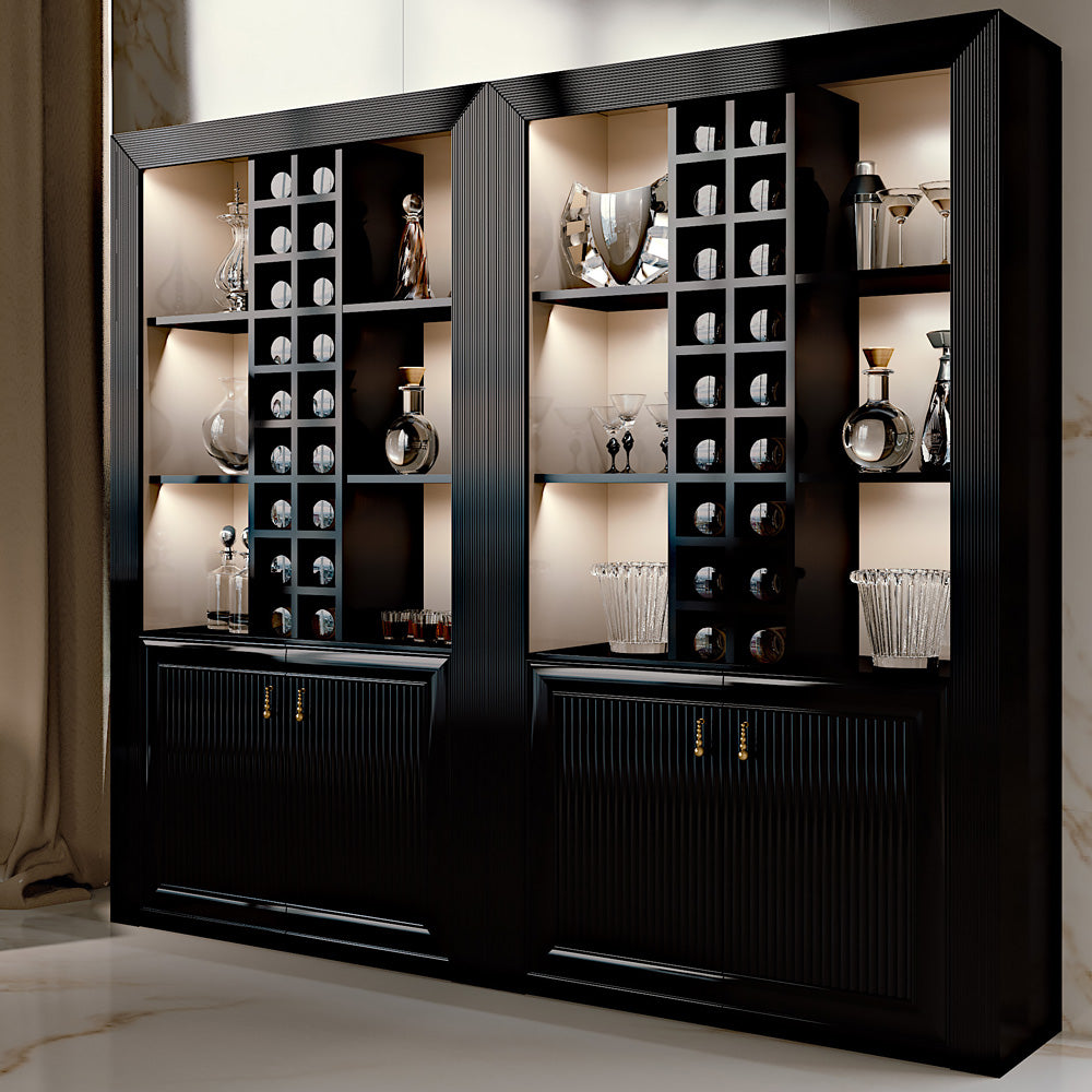 Italian Designer Art Deco Inspired Wine Cabinet