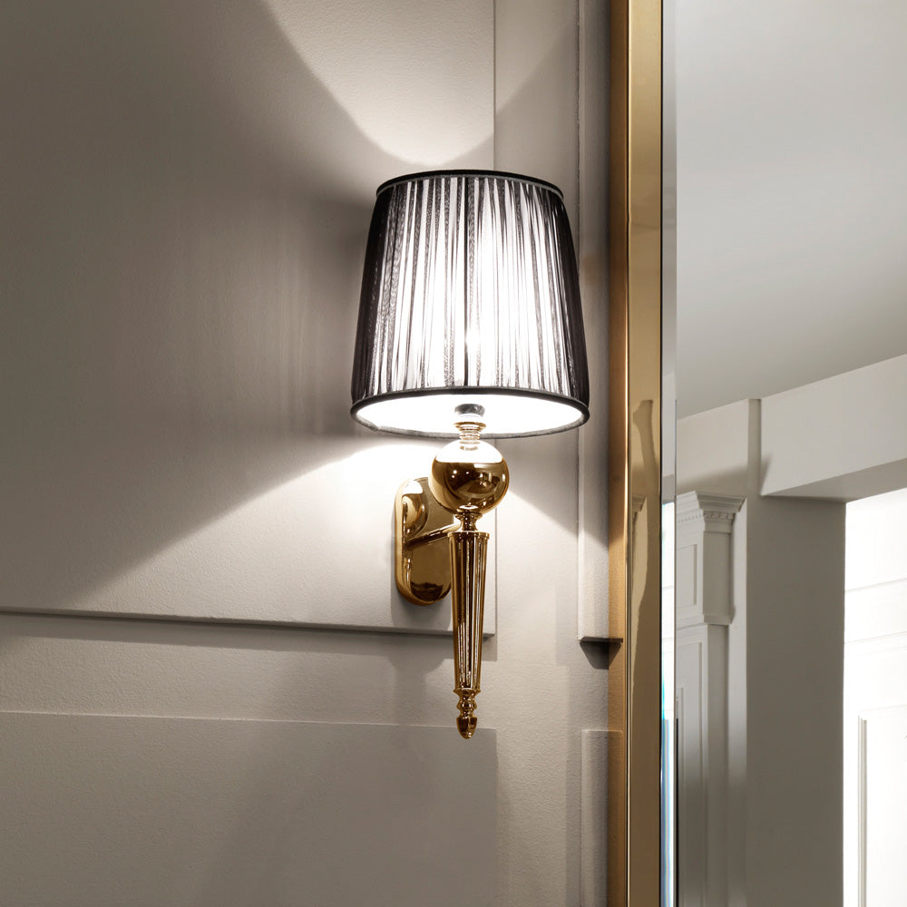 Italian Designer Brass Wall Light