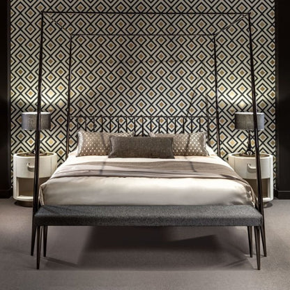 Italian Designer Contemporary Four Poster Bed