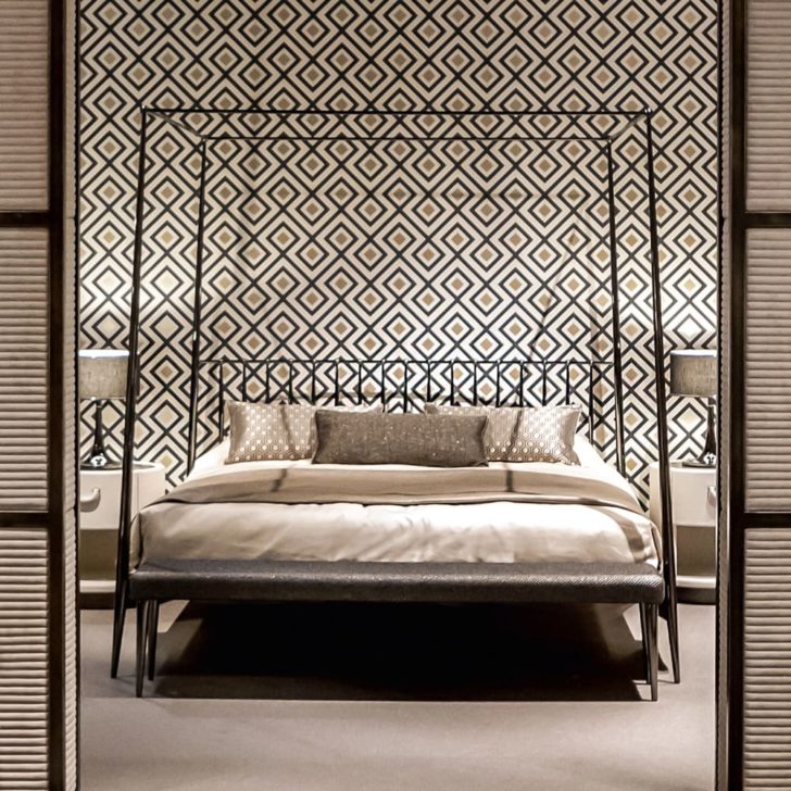 Italian Designer Contemporary Four Poster Bed