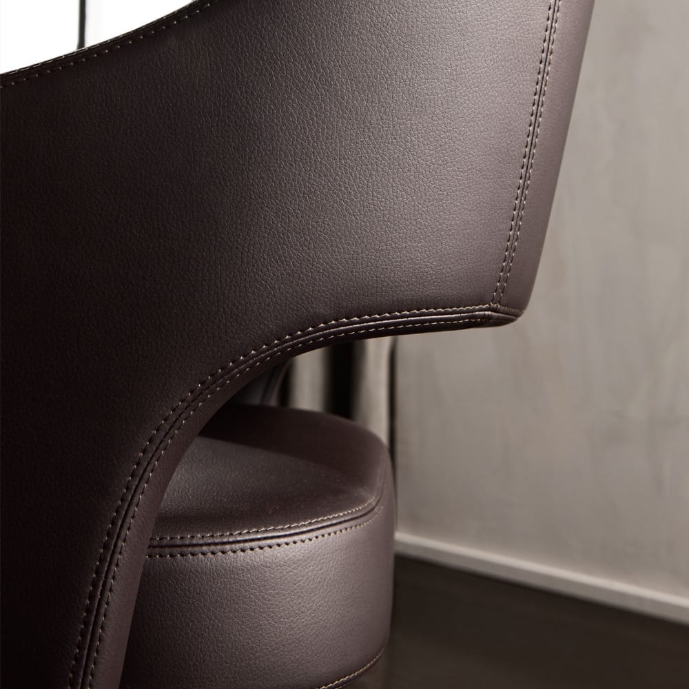 Italian Designer Leather Armchair