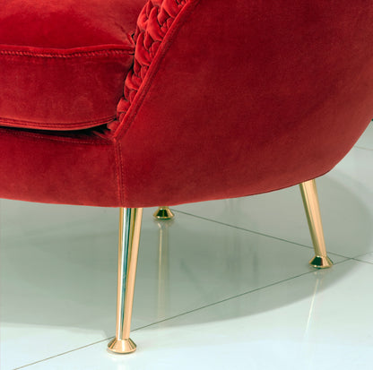 Designer Luxury Velvet Occasional Armchair